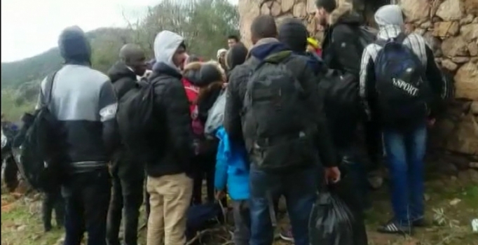 Çanakkale'de 43 kaçak göçmen yakalandı