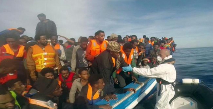 Akdeniz'de yine facia:40 göçmen can verdi