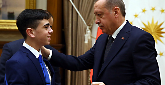 Cumhurbaşkanı Erdoğan Cüneydi'yi kabul etti