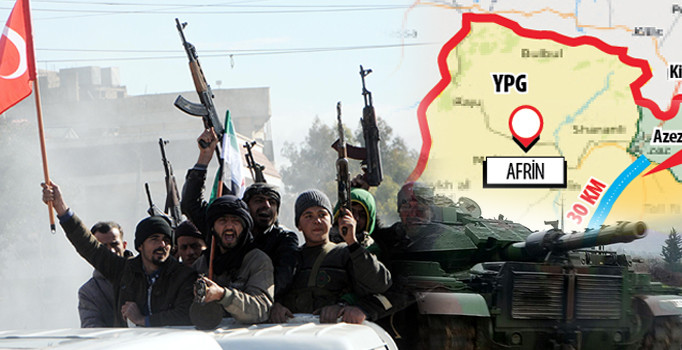 Afrin'de son durum! Zeytin Dalı başladı, jetler bomba yağdırdı | Afrin nerede?