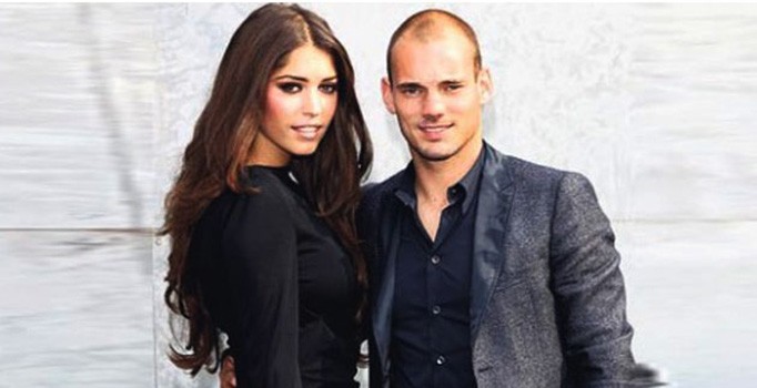 Wesley Sneijder eşi Yolanthe Cabau'ya minik servet değerinde annelik hediyesi