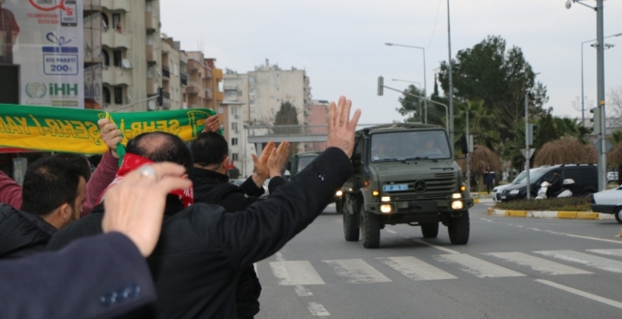 Adıyaman'dan sınır kentlerine jandarma özel harekat sevkiyatı