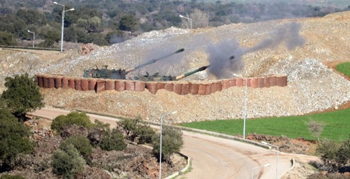 Son dakika! Kilis'ten top atışları başladı