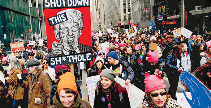 Trump’a pembe tepki