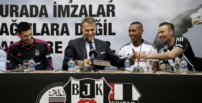 Beşiktaş'ta Boyko, Delgado ve Marcelo için imza töreni düzenlendi