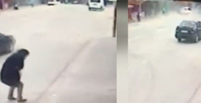 Reyhanlı'ya roketli saldırı kamerada