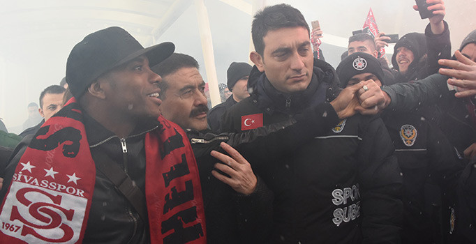 Robinho'ya Sivas'ta coşkulu karşılama