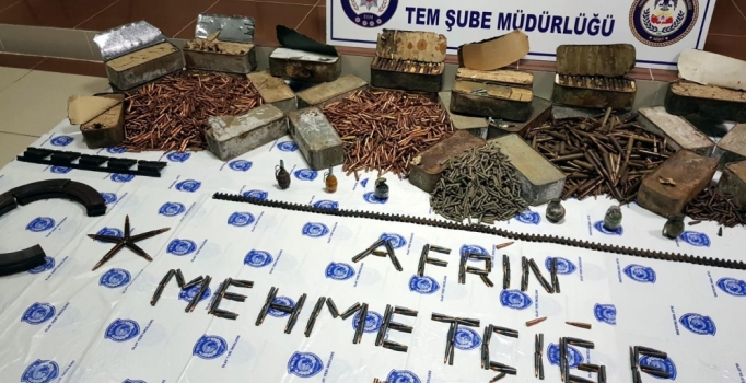 Siirt'teki bir ahırda PKK cephaneliği ele geçirildi