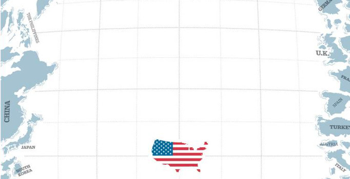 Time Dergisi'nden manidar kapak! ABD'yi tek başına çizdi