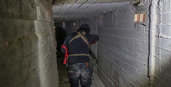 Burseya Dağı'ndaki mevziler görüntülendi