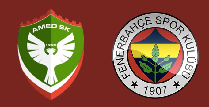 Amedspor - Fenerbahçe maçı ilk 11'leri belli oldu