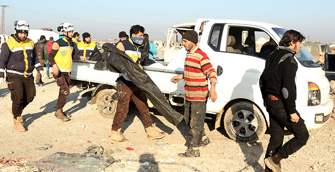 İdlib'de pazar yerine saldırı: 11 ölü, 13 yaralı