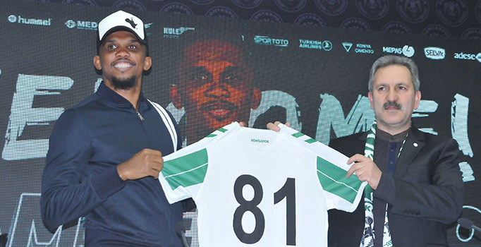 Eto'o, Konyaspor'a imzayı attı