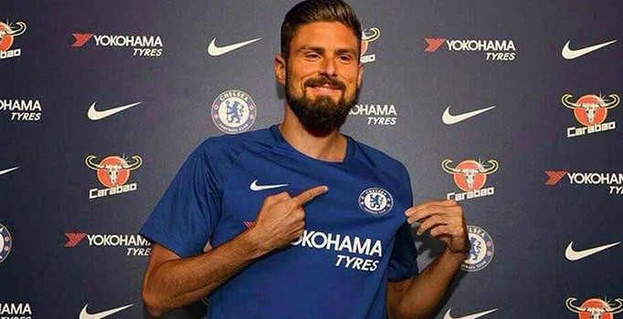 Olivier Giroud 1 yıl daha Chelsea'de