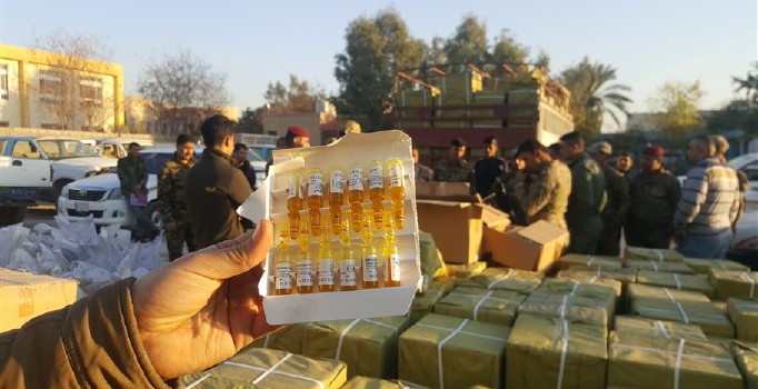 Tuzhurmatu'da narkotik operasyonda üç ton uyuşturucu ele geçirildi