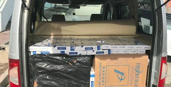 LPG tankından kaçak sigara çıktı