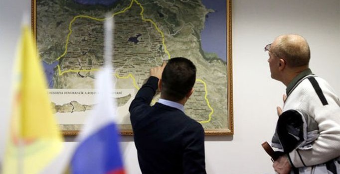 PYD'nin Moskova temsilciliği, Türkiye'nin yarısını 'Kürt bölgesi' ilan etti