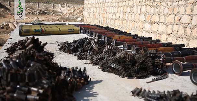 ÖSO YPG'ye ait bir kamyon tanksavar ele geçirdi