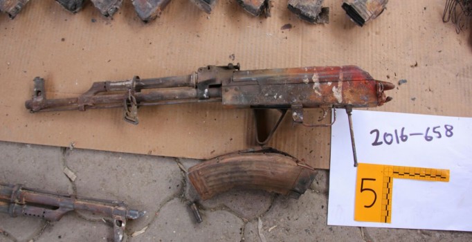 Cizre'deki 'yaralı' bodrumundan cephane çıktı