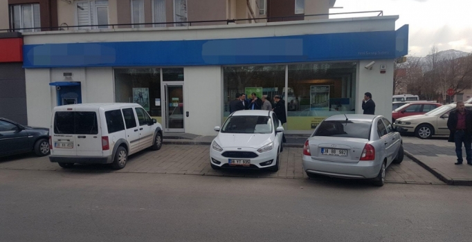 Kayseri'de silahlı banka soygunu
