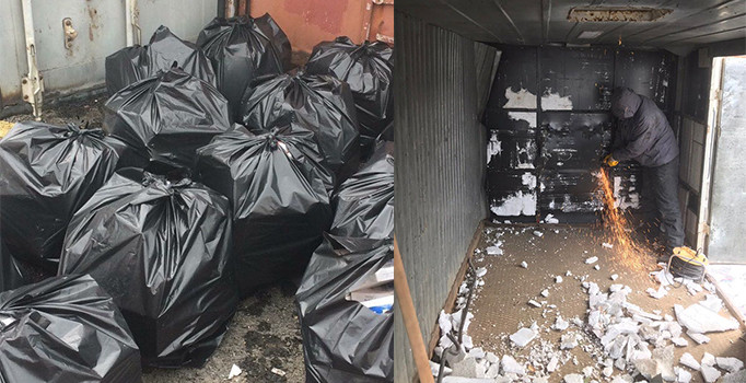 Van’da kaçak sigara operasyonu