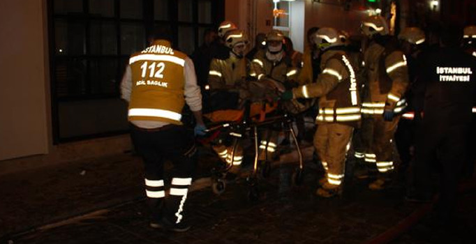 Beyoğlu'nda otel yangını