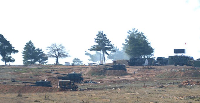 YPG'nin açtığı ateşe obüsler karşılık verdi