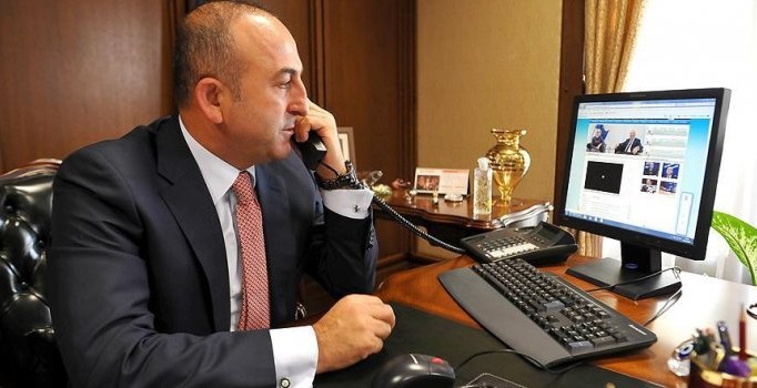 Çavuşoğlu, Fransa Dışişleri Bakanı ile görüştü