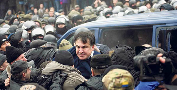 Gürcistan eski Cumhurbaşkanı kaçırıldı