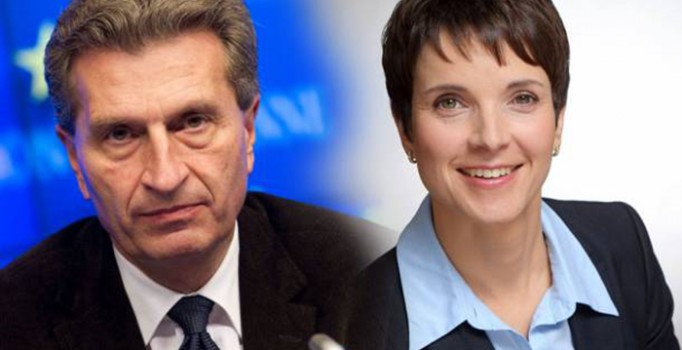 Alman siyasetçiden ırkçı parti liderine: Evli olsam kafama sıkardım