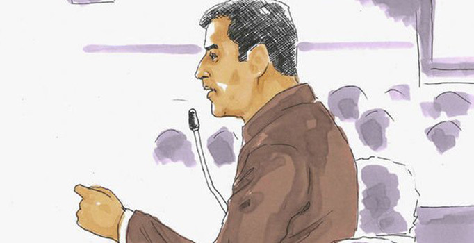 Selahattin Demirtaş hakim karşısında