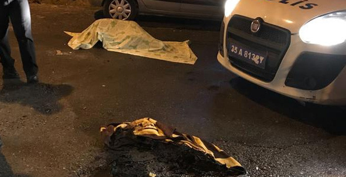 İzmir'de sokak ortasında genç kadın yanarak öldü