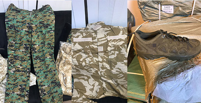 Teröristlere giden üniformalar Cilvegözü'nde yakalandı