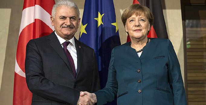 Yıldırım - Merkel görüşmesi başladı