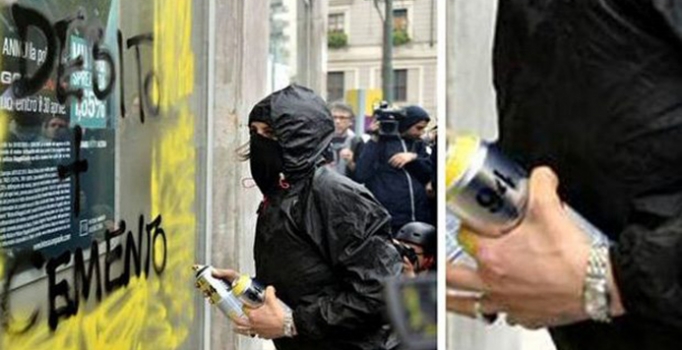 Rolex saatli anarşist ülkeyi karıştırdı