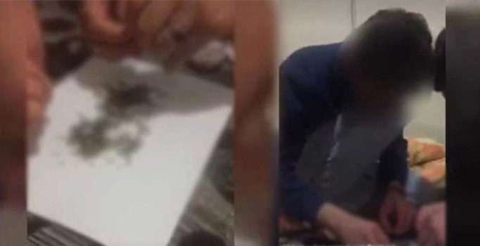 Canlı yayında uyuşturucu kullandılar