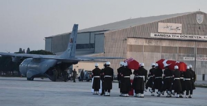 Şehit pilotlar Yunus Baal ve Resul Ekrem Gökdoğan memleketlerine uğurlandı