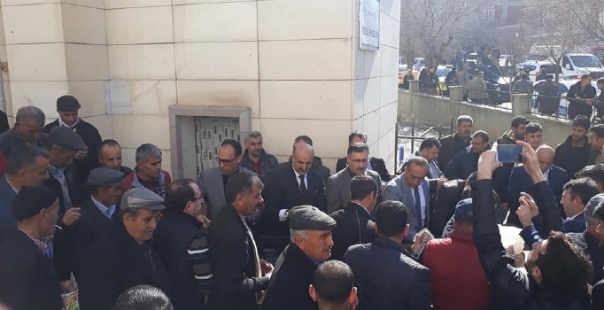 Afrin şehitleri için Mevlidi Şerif okutularak helva dağıtıldı