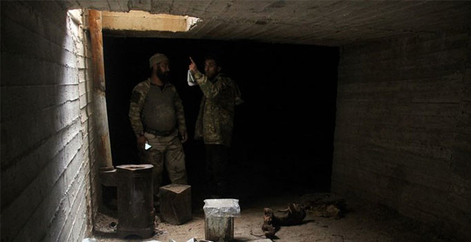 Afrin'de teröristlere ait yeni tüneller ortaya çıkarıldı