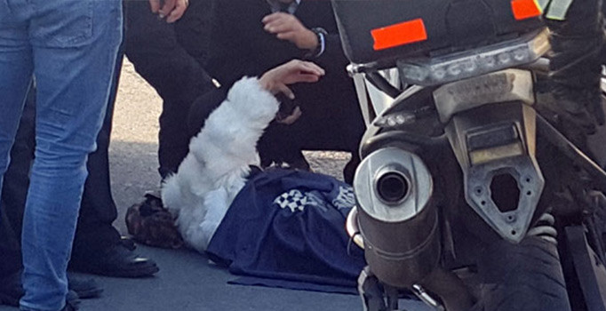 Şehitler Köprüsü yolunda polisi alarma geçiren olay