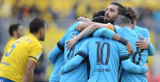 Barcelona deplasmanda Las Palmas'ı 2-1 yendi