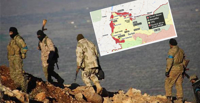 Son Dakika! YPG'nin Kilis'le bağlantısı kesildi (Afrin'de son durum)