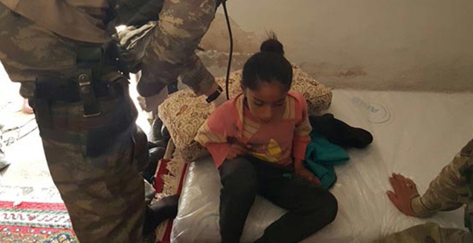 Mehmetçik'ten Mervana Köyü'ndeki sivillere sağlık taraması