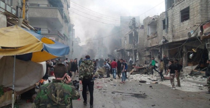 Şam'da art arda şiddetli patlamalar | Suriye son dakika haberleri