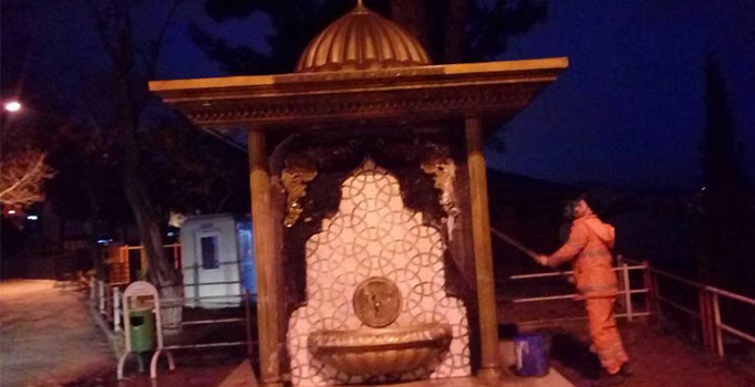 Denizli'de camilerin şadırvan muslukları çalındı