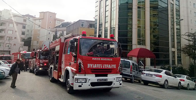 Maltepe’de korkutan otel yangını