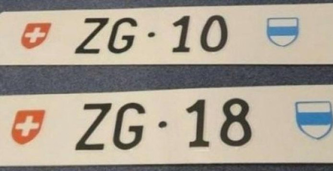 Bu plakalar 189 bin Euro