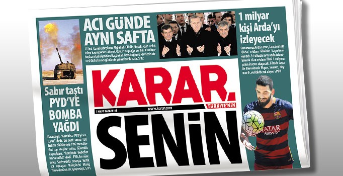 Yolumuz gazeteye doğru: 
Karar 7 Mart'ta bayide