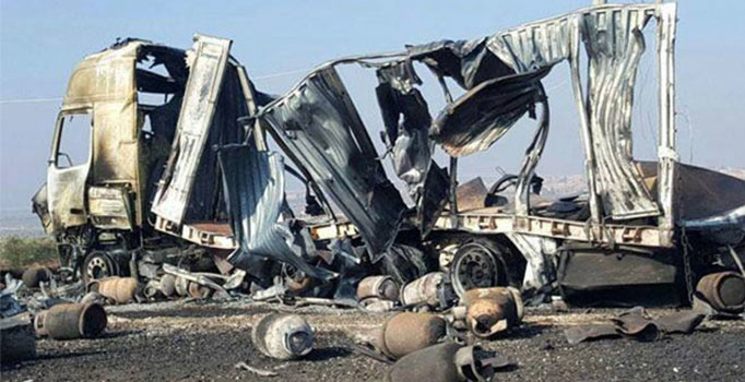 Son dakika! TSK'nın vurduğu konvoydan yeni görüntüler