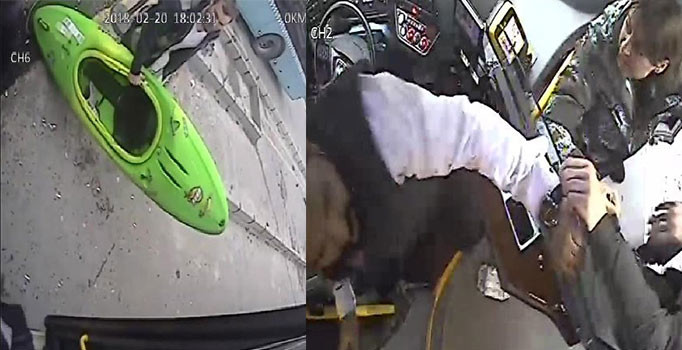 Otobüs şoförüne "Kano" saldırısı